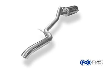 Endschalldämpfer Dieseloptik - 1x76 Typ 28 passend für: Ford Ranger 2011- 08/2015